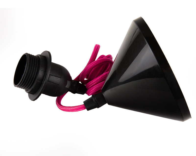 Lampa sufitowa ProGarden C462933104 80cm E27 wisząca czerwona