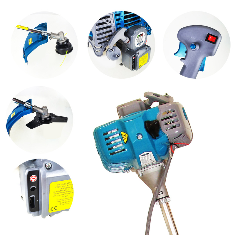 Kosa spalinowa GardeTech GTAOK-49320 1,9KM podkaszarka spalinowa wyposażona w elektryczny rozrusznik idealna do wysokiej trawy a także cięcia krzewów i zarośli