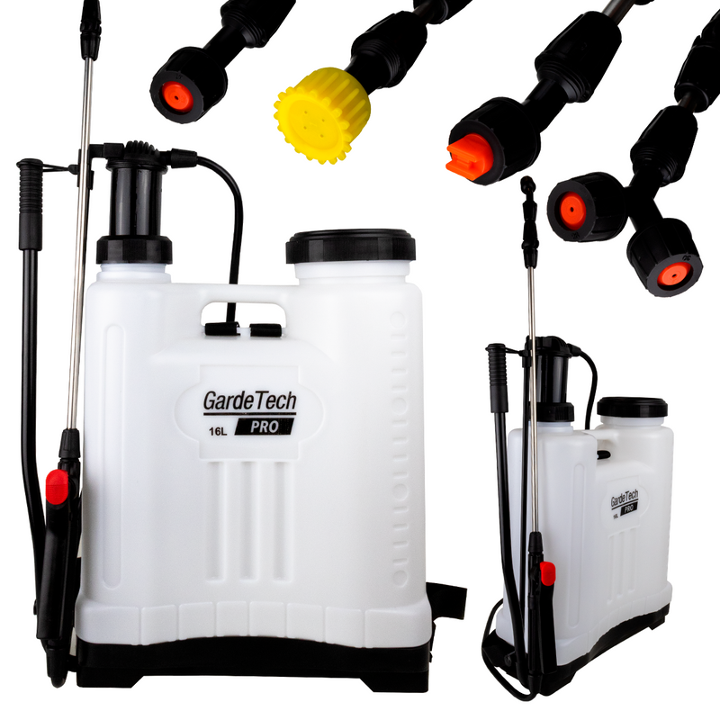 Opryskiwacz plecakowy GardeTech 11204PRO 20L kompresyjny opryskiwacz z lancą teleskopową
