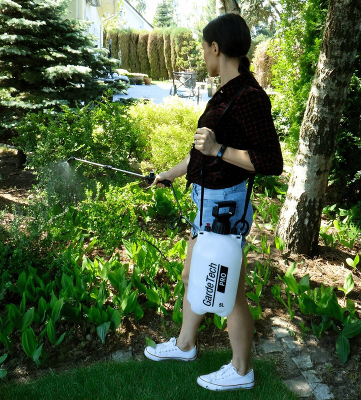 Opryskiwacz ciśnieniowy GardeTech 11205PRO 5L ręczny opryskiwacz z lancą 166cm