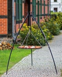 Grill na trójnogu Korono 200/111 200cm/50cm z rusztem ze stali czarnej