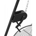 Trójnóg do grilla Korono KOR682 180cm ze stali czarnej z kołowrotkiem