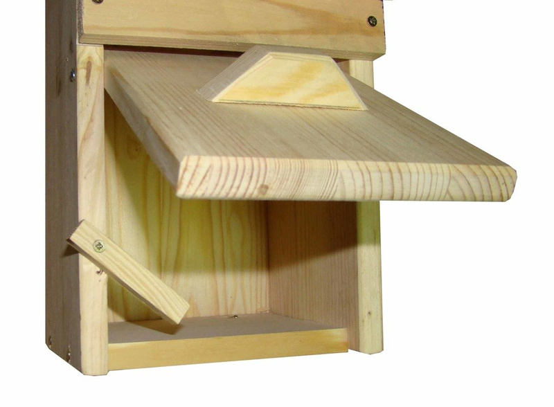 Budka lęgowa Drew-Handel BL10P/D Palisander karmnik dla ptaków wykonany z drewna iglastego odpornego na warunki atmosferyczne