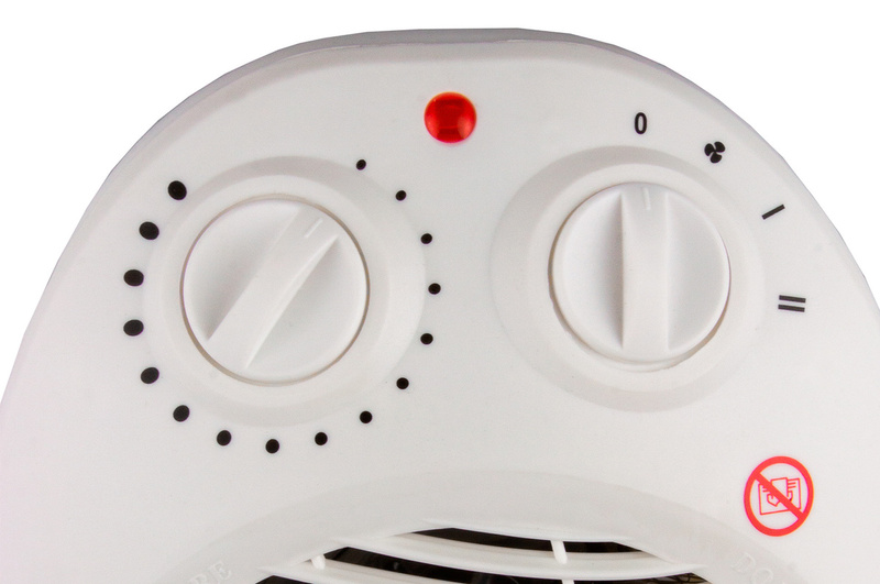 Termowentylator Warm Tech RSO20001 1000/2000W niewielkich rozmiarów urządzenie dogrzewające pomieszczenia