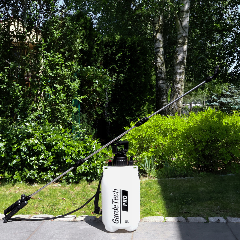 Opryskiwacz ciśnieniowy GardeTech 11205PRO 5L ręczny opryskiwacz z lancą 166cm