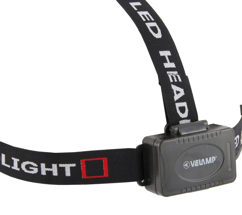 Latarka czołowa Velamp IH530 LED czołówka zasięg do 60m wygodna praktyczna z funkcją zoomu