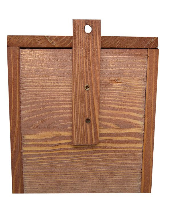 Budka lęgowa Drew-Handel BL14Z/D Zielony półotwarty karmnik dla ptaków wykonany z drewna iglastego odpornego na warunki atmosferyczne