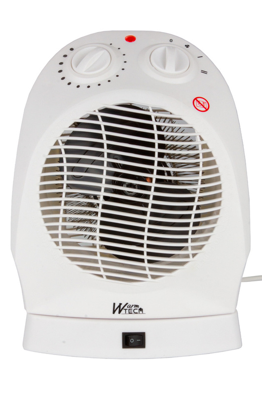 Termowentylator Warm Tech RSO20001 1000/2000W niewielkich rozmiarów urządzenie dogrzewające pomieszczenia