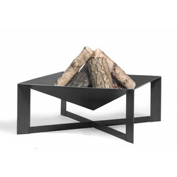 Palenisko ogrodowe Korono KOR330 70x70cm ze stali czarnej idealne palenisko do ogrodu pozwoli na bezpieczne użytkowanie ogniska