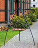 Grill na trójnogu Korono 200/113 200cm/70cm z rusztem ze stali czarnej