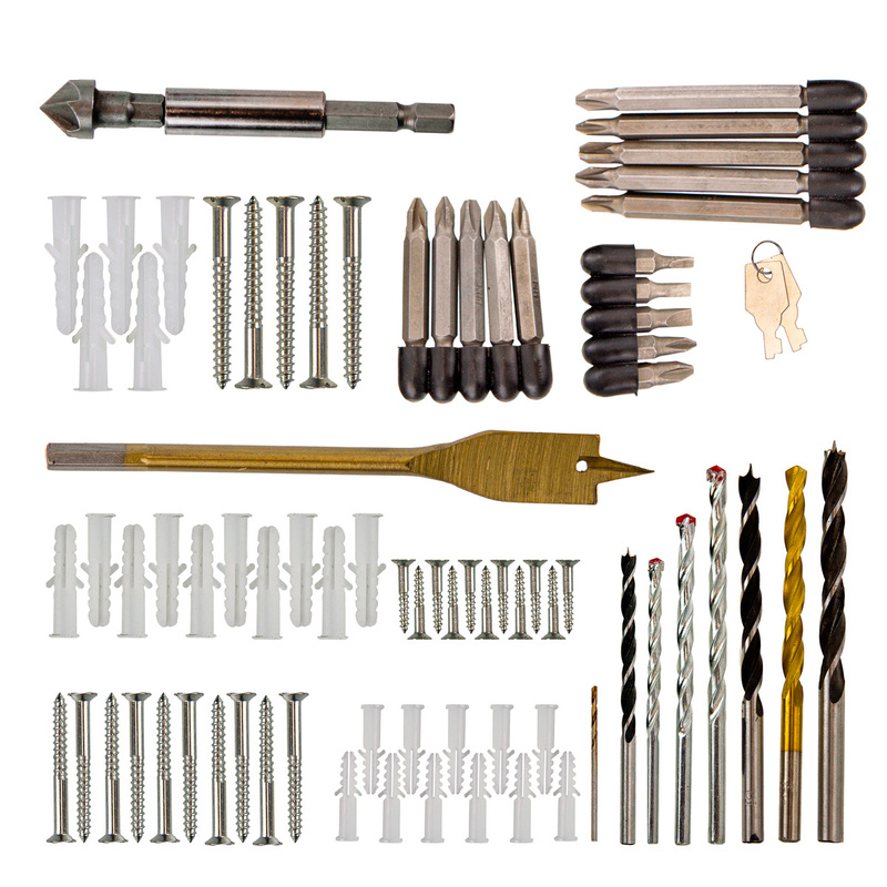 Wiertarka i wkrętarka WORK MEN WMPRT142LI-MC1H 2w1 akumulatorowa wiertarko-wkrętarka w zestawie z akcesoriami w aluminiowej skrzynce narzędziowej