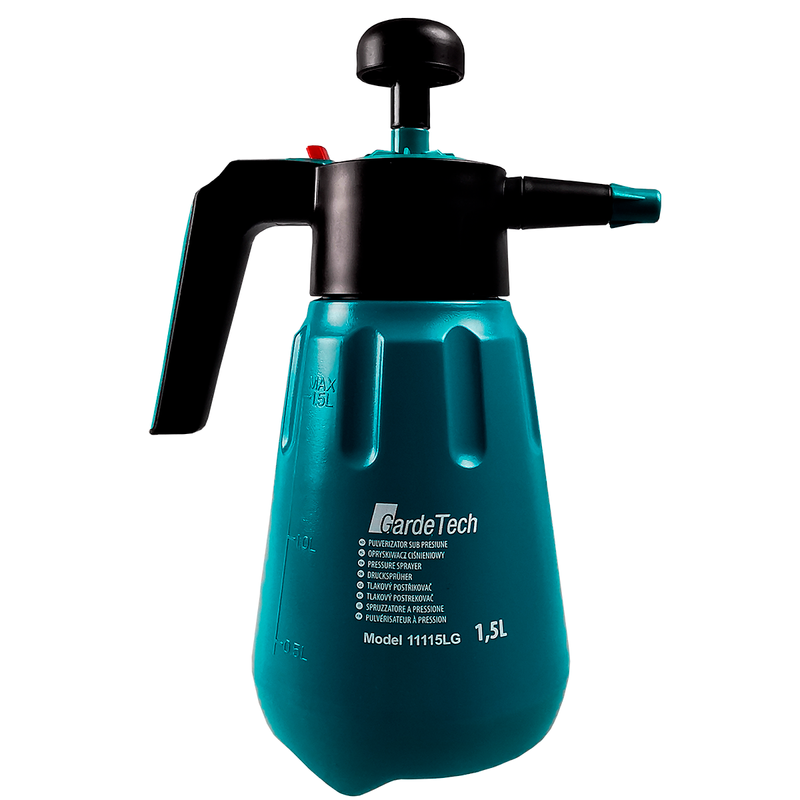 Opryskiwacz ciśnieniowy GardeTech 11115LG 1,5L idealny do oprysku roślin w ogrodzie lub w sadzie