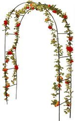 Pergola ogrodowa ProGarden X61250000 140x36x240cm metalowa na kwiaty doskonała aranżacja ogrodu