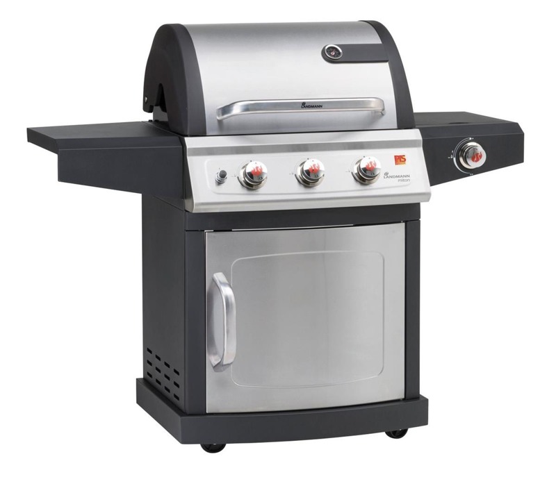 Grill gazowy MITON PTS 3.1 BLACK (ca. 13,5 kW)