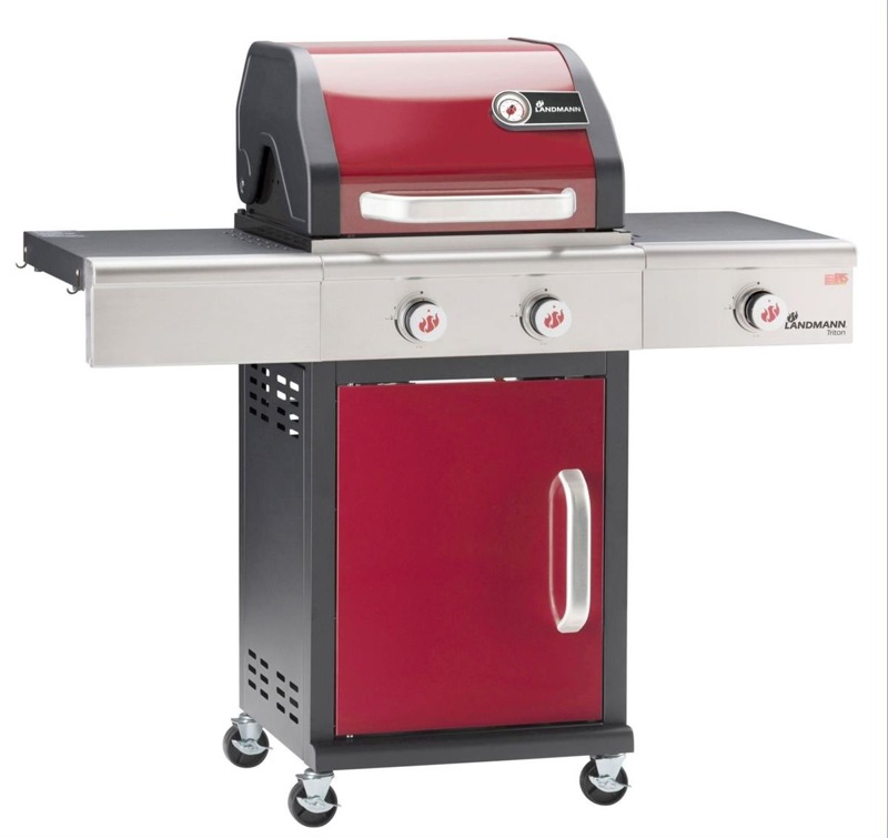 Grill gazowy TRITON PTS 2.1 bordo (10,0 kW)