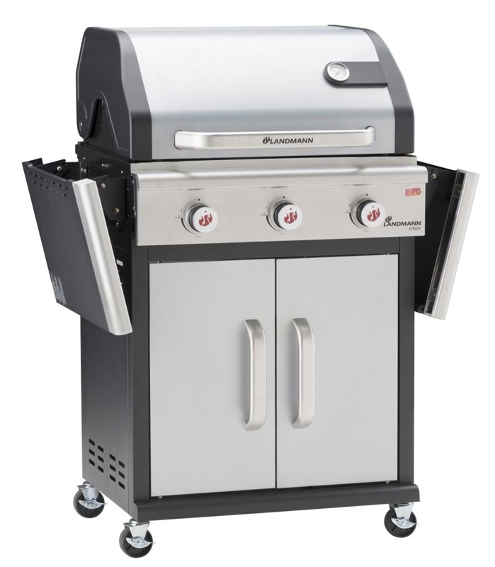 Grill gazowy TRITON PTS 3.0 srebrny (10,5 kW)