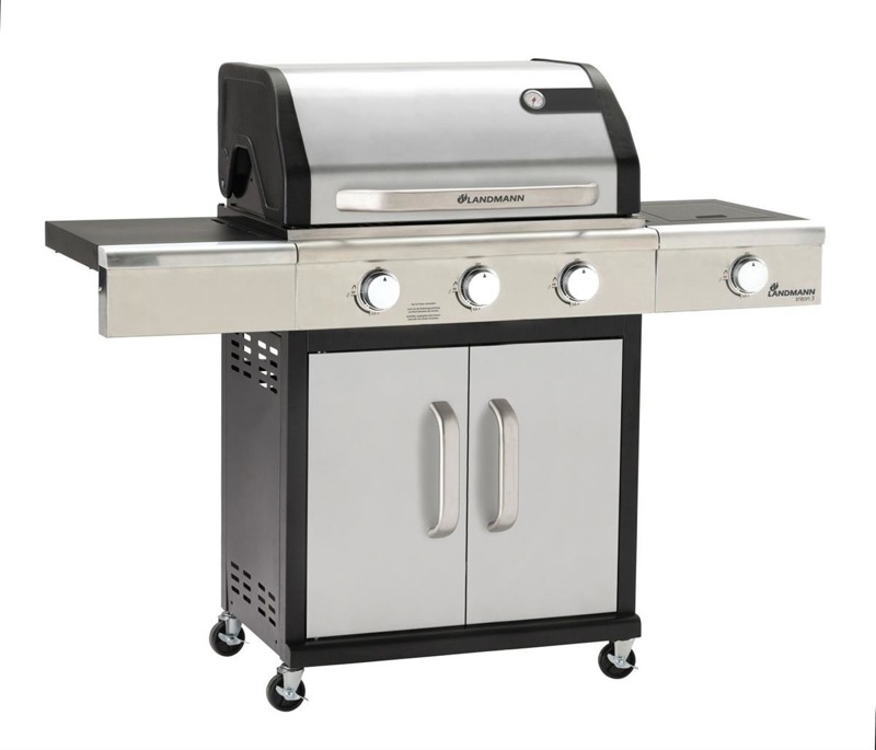 Grill gazowy TRITON PTS 3.1 srebrny (13,5 kW)