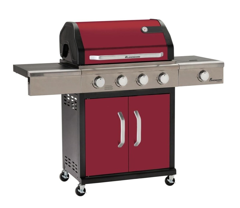 Grill gazowy TRITON PTS 4.1 bordo (15,0 kW)