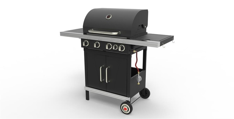 Grill gazowy XL PLUS 4.1 z żeliwem (ca. 17,0 kW)