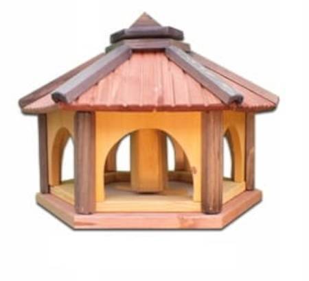 Karmnik dla ptaków Drew-Handel KW50T/D Tik karmnik wykonany z drewna iglastego odpornego na warunki atmosferyczne