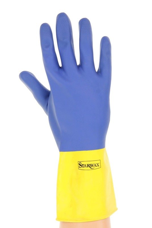 Rękawice STARWAX 1714 rozmiar M specjalne rękawice ochronne zabezpieczają przed przypadkowym zetknięciem z różnego rodzaju płynami