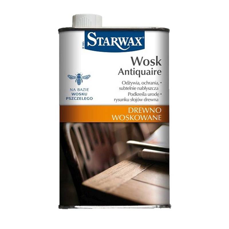 Wosk płynny naturalny STARWAX 43095 0.5L wosk pielęgnacji mebli boazerii parkietów