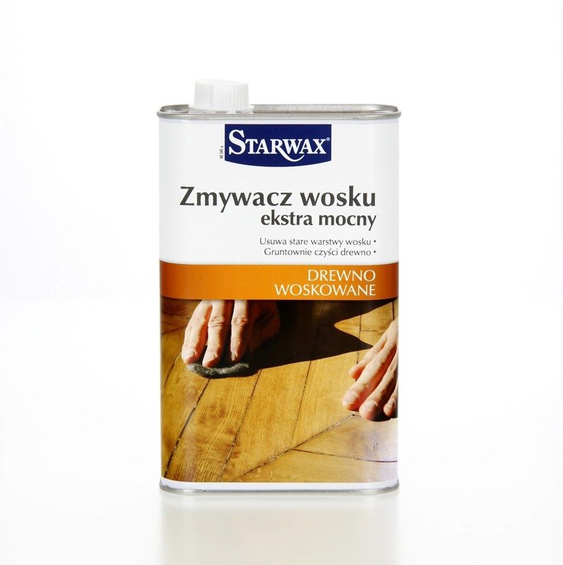 Zmywacz wosku ekstra mocny STARWAX 43058 1L całkowicie usuwa woski i zabrudzenia z drewna
